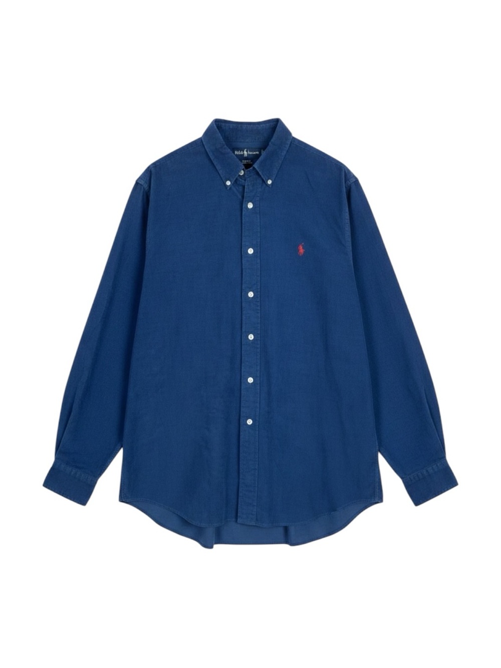 Ralph Lauren Vintage Blake Corduroy Button-Down Shirt Men's XL Blue Polo